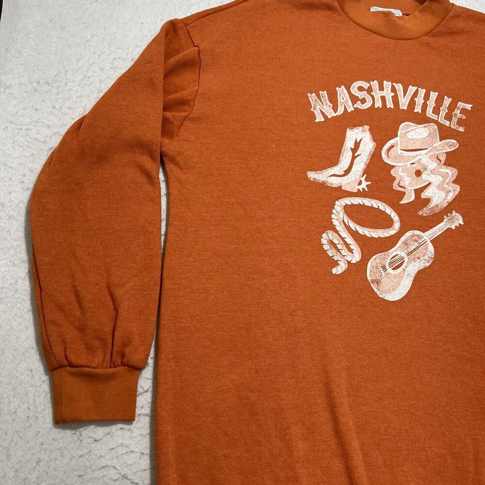 Saturday/Sunday Anthropologie Women Medium Oversized Fleece Nashville Sweatshirt - Picture 6 of 12